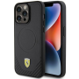 ferrari , FEHMP15XPTEK , Back Cover , iPhone 15 Pro Max , Apple , Artificial leather , Black