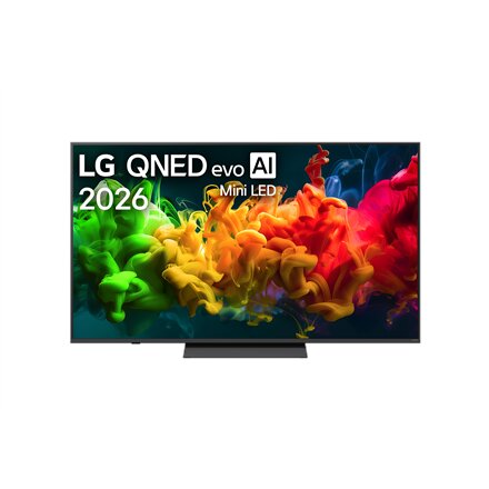 LG QNED 4K evo AI Mini LED TV , 65QNED8EB3B , 65 , Smart TV , webOS , UHD , Black