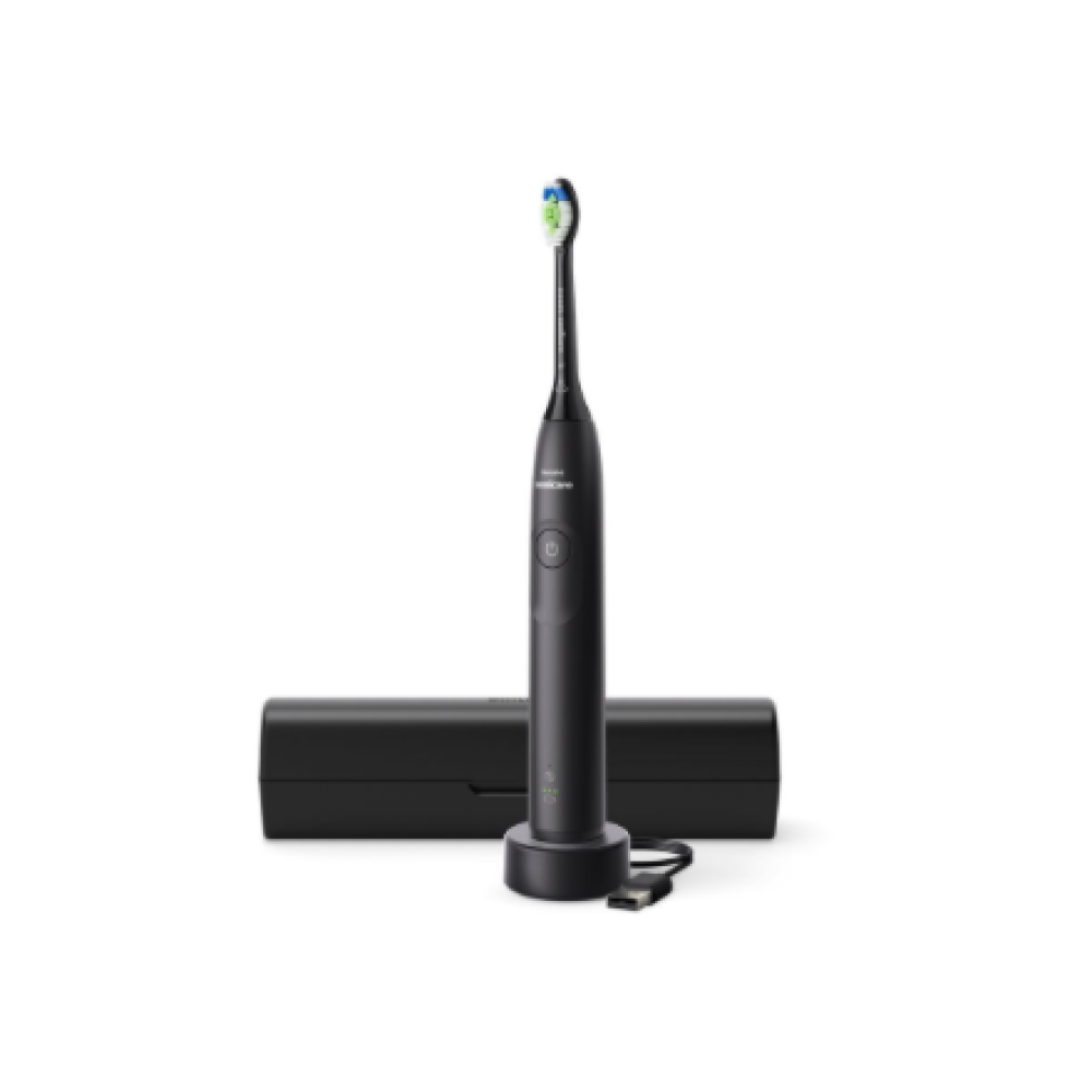 Philips , Electric Toothbrush , Sonicare Series 5300 , Rechargeable , For adults , Number of brush heads included 1 , Number of teeth brushing modes 1 , Black