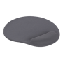Gembird , MP-GEL-GR Gel mouse pad with wrist support, grey Comfortable , Gel mouse pad , Grey