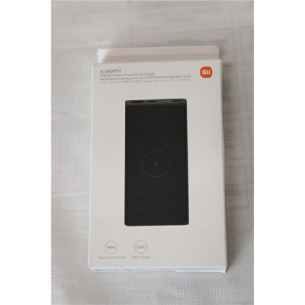 SALE OUT. Xiaomi 10W Wireless Power Bank 10000 , Xiaomi 10W Wireless Power Bank 10000mAh , 10000 mAh , 5 V/3 A , Black , USED, MISSING USB CABLE