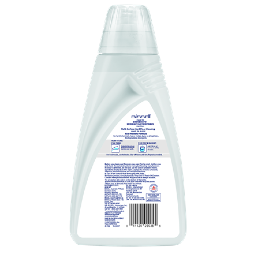 Bissell , Natural Multi-Surface Pet Floor Cleaning Solution , 1000 ml