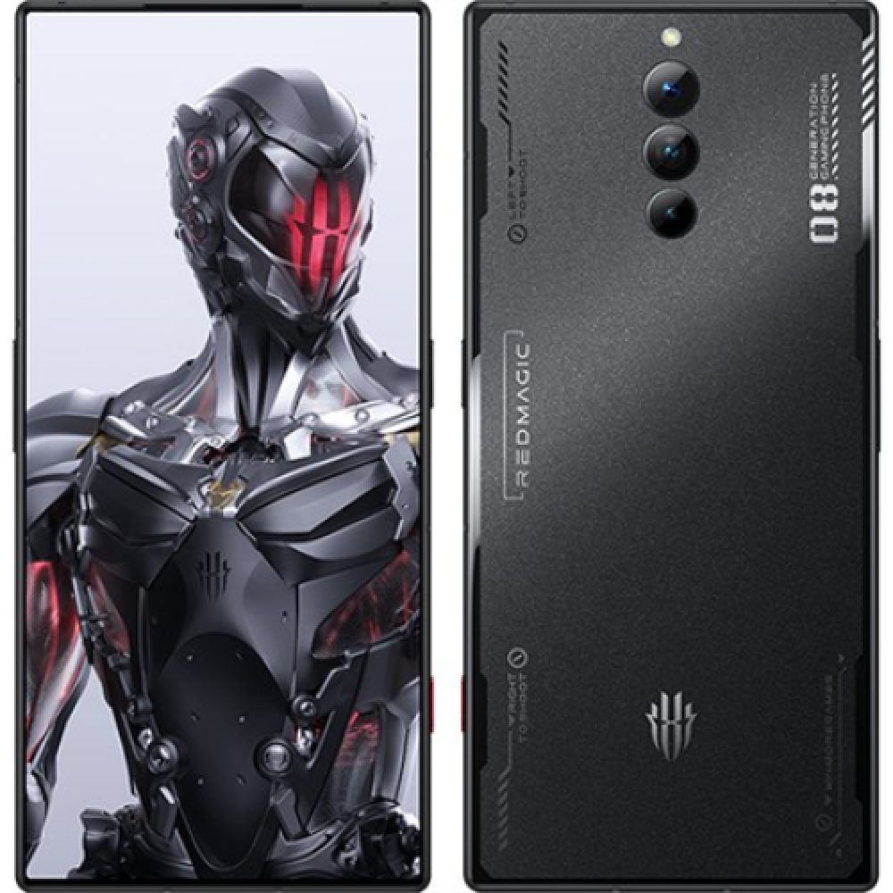 Nubia , Red Magic 8 Pro , Black , 6.8 , AMOLED , 1116 x 2480 pixels , Qualcomm , Snapdragon 8 Gen 2 , Internal RAM 16 GB , 512 GB , Dual SIM , 3G , 4G , Main camera 50+8+2 MP , Secondary camera 16 MP
