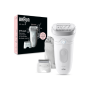 Braun Epilator , SE7-041 Silk épil 7 , Number of power levels 2 , Wet & Dry , White/Silver