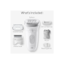Braun Epilator , SE7-041 Silk épil 7 , Number of power levels 2 , Wet & Dry , White/Silver