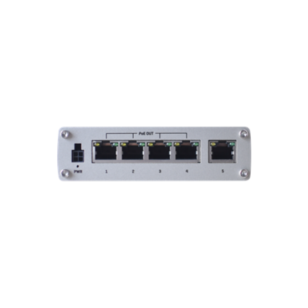 Teltonika , Industiral POE+ Swith , TSW100 , Unmanaged , Desktop , Gigabit Ethernet (copper) ports quantity 5 , Power over Ethernet (PoE) ports quantity 4 , PoE+ ports quantity 4 , 24 month(s)
