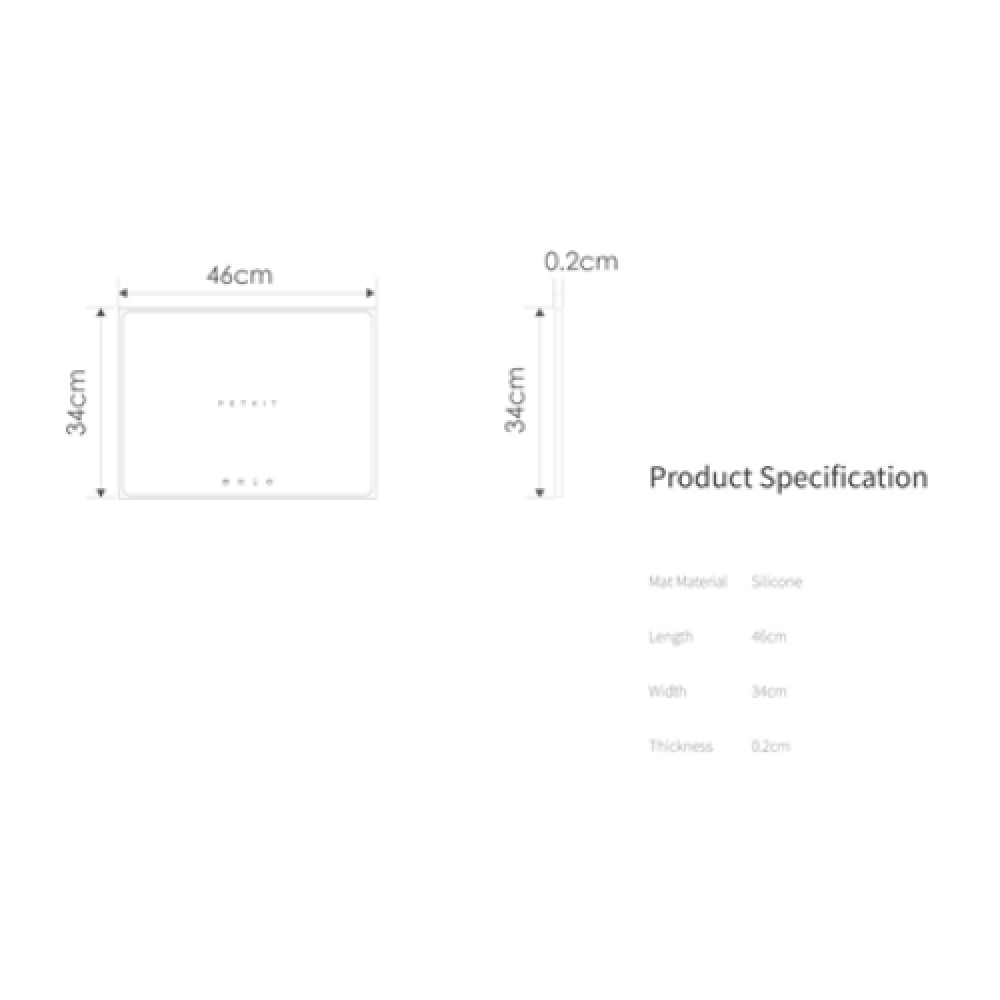 PETKIT Food mat Capacity Does not apply L Material Silicone Blue