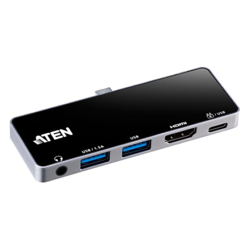 Aten UH3238 USB-C Travel Dock with Power Pass-Through , Aten , USB-C Travel Dock with Power Pass-Through , UH3238-AT , Dock