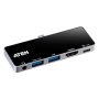 Aten UH3238 USB-C Travel Dock with Power Pass-Through , Aten , USB-C Travel Dock with Power Pass-Through , UH3238-AT , Dock