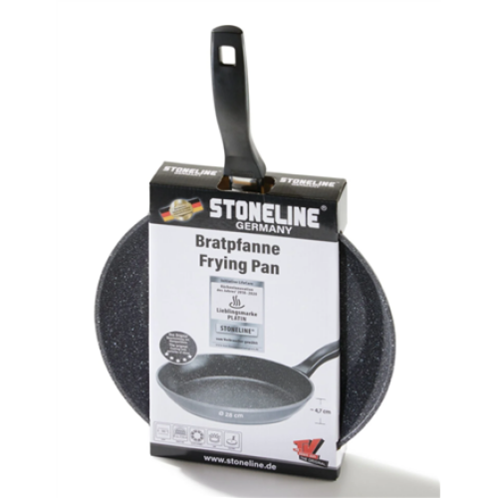 Stoneline Pan 7361 Frying Diameter 28 cm Suitable for induction hob Fixed handle Anthracite