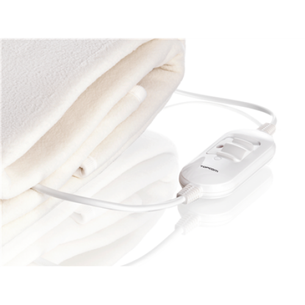 Tristar , Electric underblanket , BW-4753 , Number of heating levels 2 , Number of persons 1 , Washable , Fleece , White