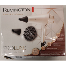 SALE OUT. Remington AC9140 ProLuxe Hair Dryer, White/Gold/Black , Remington Hair dryer , ProLuxe AC9140 , 2400 W , Number of temperature settings 3 , Ionic function , Diffuser nozzle , White/Gold/Black , DAMAGED PACKAGING , Warranty 24 month(s)