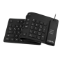 Logilink , Flexible waterproof Keyboard USB + PS/2 , ID0019A , Flexible keyboard , Wired , DE , Black
