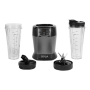 NINJA Blender , BN495EU , Tabletop , 1000 W , Jar material Plastic , Jar capacity 0.7+0.7 L , Ice crushing , Black/Silver