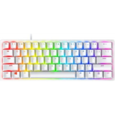 Razer , Huntsman Mini 60% , Mercury White , Gaming keyboard , Wired , Opto-Mechanical , RGB LED light , NORD
