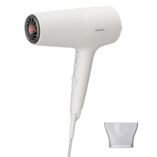 Philips Hair dryer , BHD501/00 5000 Series , 2100 W , Number of temperature settings 6 , Ionic function , White