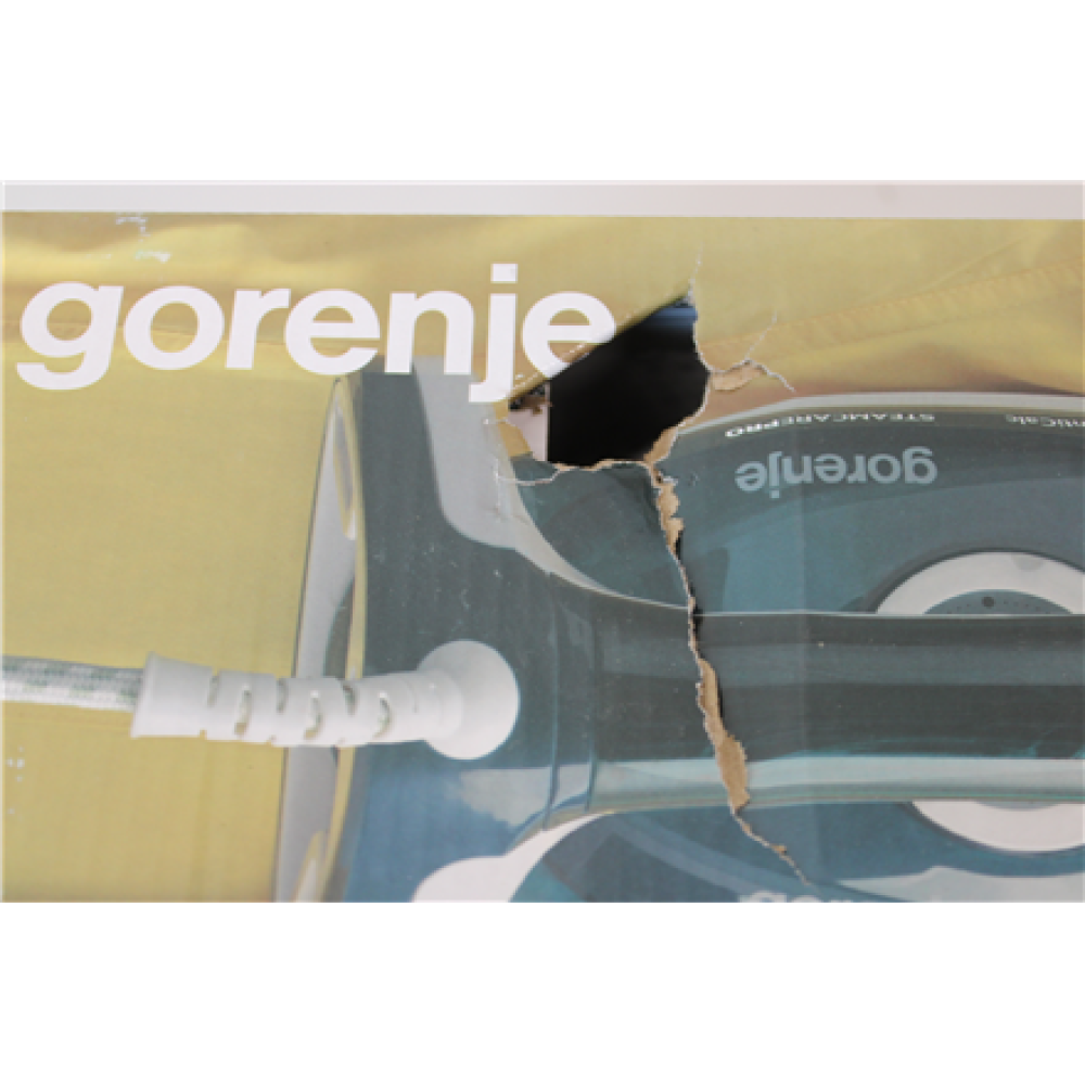 SALE OUT. Gorenje SIH2800TQC Steam Iron, Water tank 0,4 L, Continuous steam 35 g/min, Turquoise/White , Gorenje Steam Iron , SIH2800TQC , Steam Iron , 2800 W , Water tank capacity 350 ml , Continuous steam 35 g/min , Steam boost performance 100 g/min , Tu
