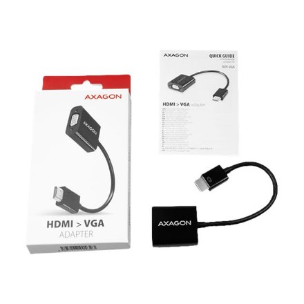 AXAGON , RVH-VGN, HDMI - VGA Reduction Adapter , 0.15 m