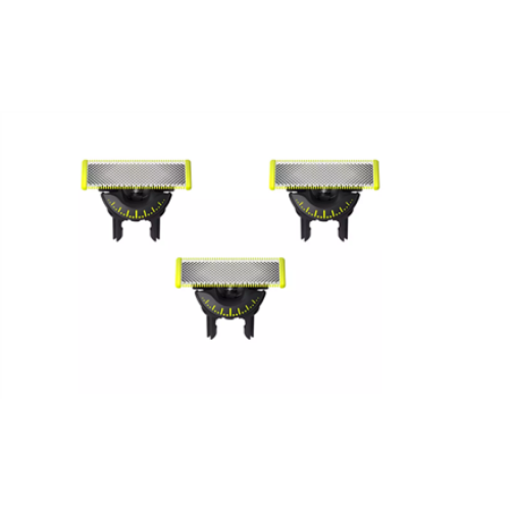 Philips , Replaceable blade (3 pcs) , QP430/50 OneBlade , Black/Green