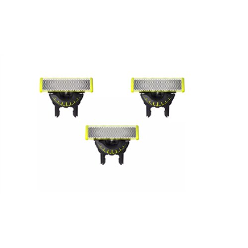 Philips , Replaceable blade (3 pcs) , QP430/50 OneBlade , Black/Green