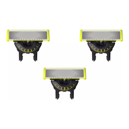 Philips , Replaceable blade (3 pcs) , QP430/50 OneBlade , Black/Green