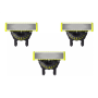 Philips , Replaceable blade (3 pcs) , QP430/50 OneBlade , Black/Green