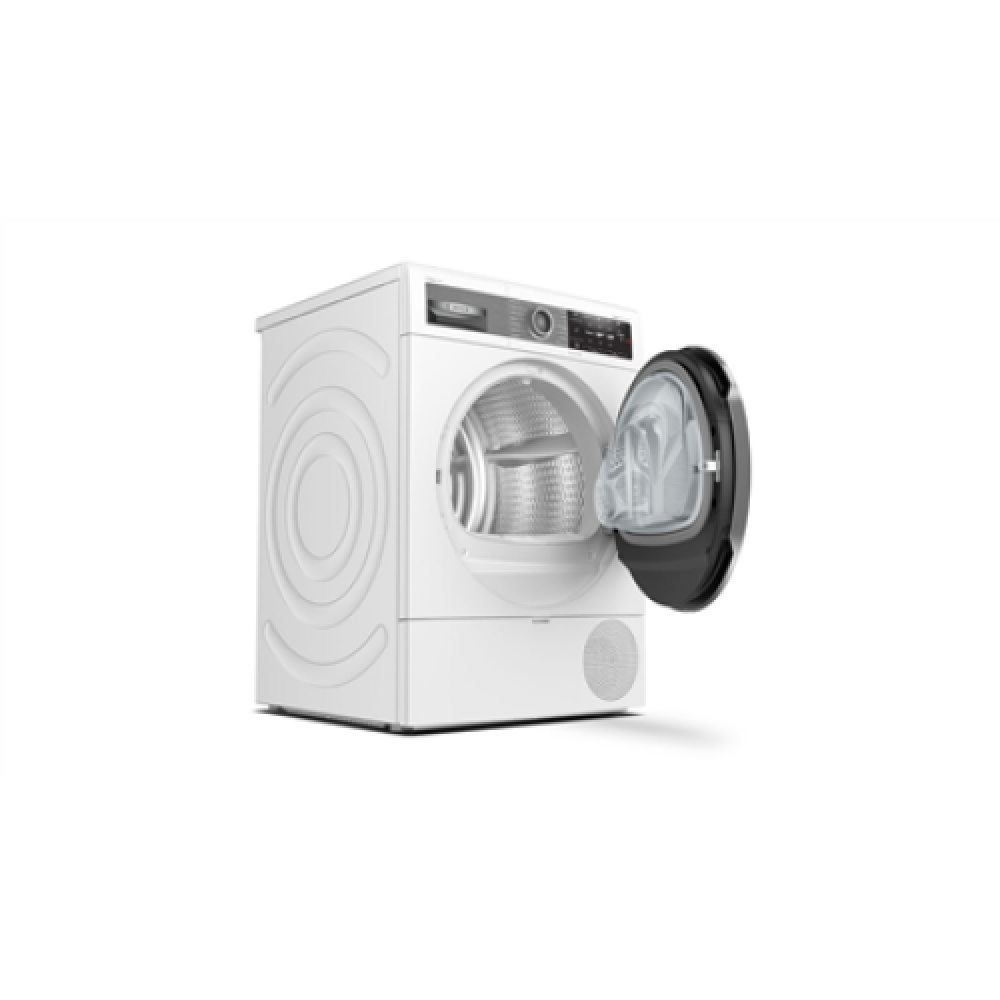Bosch Dryer Machine WTX8HEL9SN Energy efficiency class A+++, Front loading, 9 kg, Heat pump, TFT, Depth 60 cm, Wi-Fi, Steam function, White, Home Connect