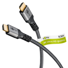 Goobay High Speed HDMI Cable with Ethernet , 64992 , 0.5 m