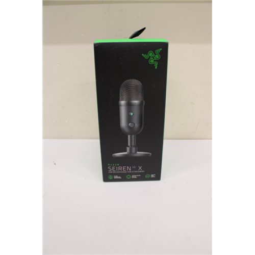 SALE OUT. , Razer , Streaming Microphone , Seiren V2 X , USED AS DEMO , Black