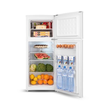 ETA Refrigerator , ETA174490000E , Energy efficiency class E , Free standing , Double Door , Height 123 cm , Fridge net capacity 112 L , Freezer net capacity 39 L , 40 dB , White