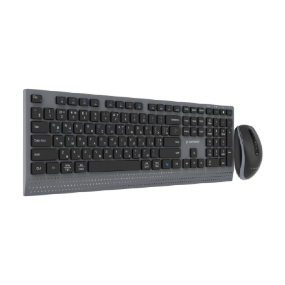 Gembird KBS-WPS-02-CYRL , Keyboard and Mouse Set , Wireless , Cyrillic , Bluetooth , Black