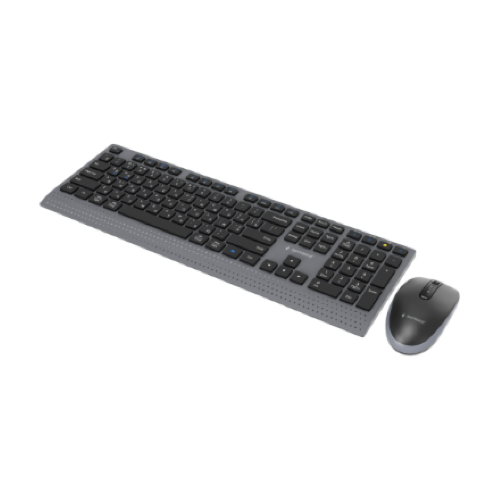 Gembird KBS-WPS-02-CYRL , Keyboard and Mouse Set , Wireless , Cyrillic , Bluetooth , Black