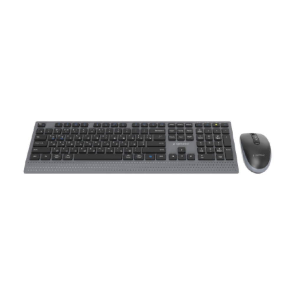 Gembird KBS-WPS-02-CYRL , Keyboard and Mouse Set , Wireless , Cyrillic , Bluetooth , Black