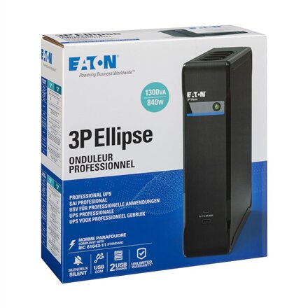Eaton 3P Ellipse 1300 USB DIN , 840 VA , 1300 W