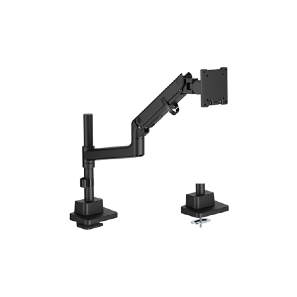 Digitus Desk Mount , Height, tilt, rotation, depth, pivot , Single Monitor Mount , 57 , Maximum weight (capacity) 27 kg , Black