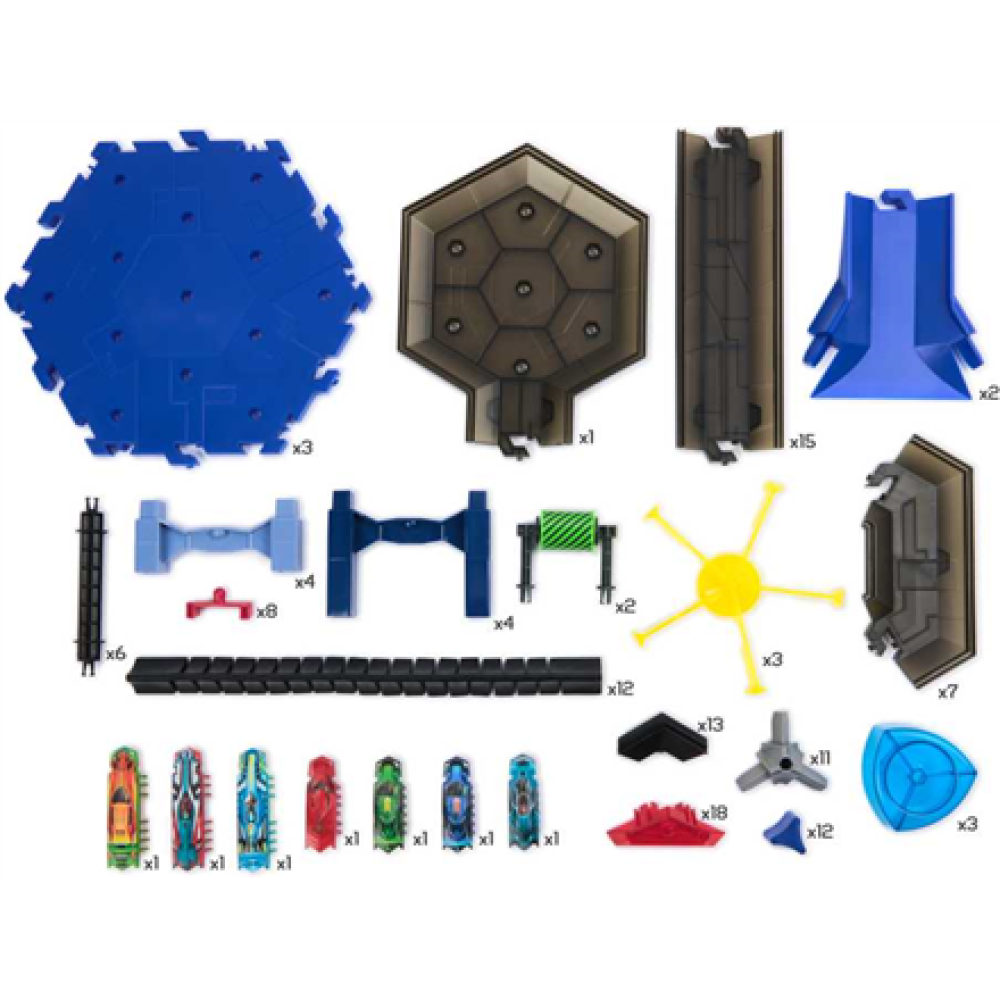 6071516 HEX BOTS , Playset Nanotopia