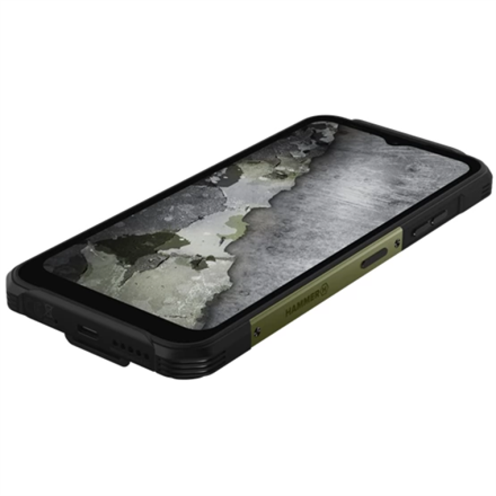 Hammer , Construction 2 , Green , 6.58 , 1080 x 2408 pixels , Mediatek , Dimensity 6300 , Internal RAM 6 GB , 256 GB , Dual SIM , 3G , 4G , 5G , Main camera resolution 50 MP , Android , 14 , 6500 mAh
