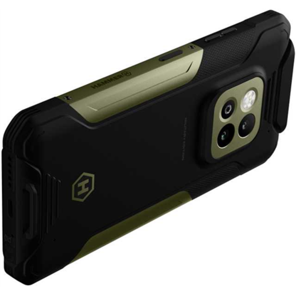 Hammer , Construction 2 , Green , 6.58 , 1080 x 2408 pixels , Mediatek , Dimensity 6300 , Internal RAM 6 GB , 256 GB , Dual SIM , 3G , 4G , 5G , Main camera resolution 50 MP , Android , 14 , 6500 mAh