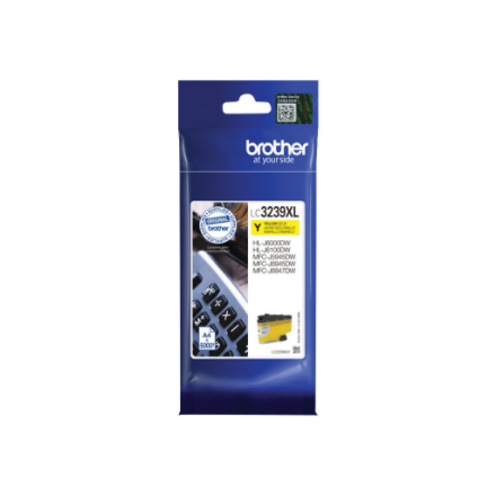 Brother High-yield Ink Cartridge , LC3239XLY , Ink , Yellow