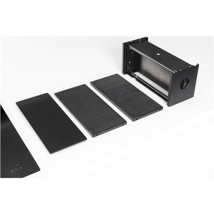 Novy , One Pro 1811 , Induction hob with built-in hood , 78 cm , Number of burners/cooking zones 4 , Black , Touch
