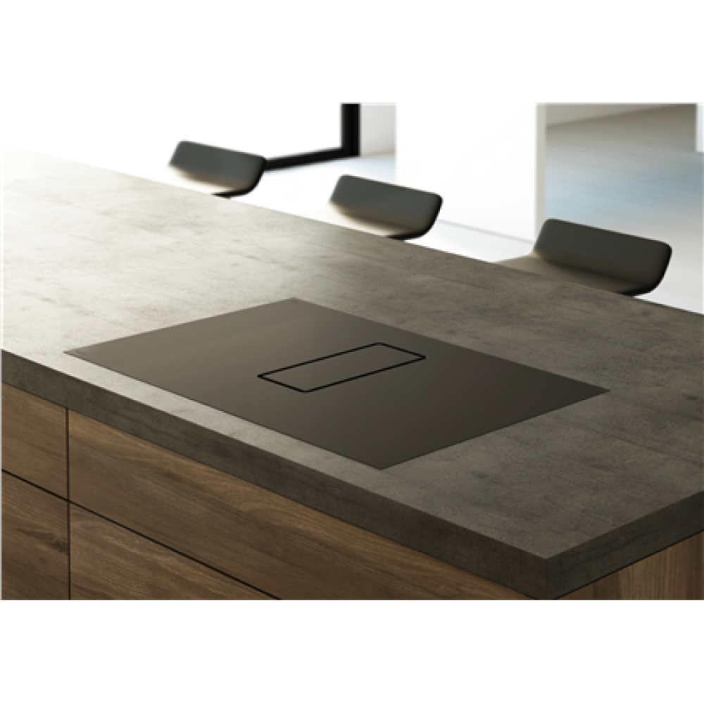 Novy , One Pro 1811 , Induction hob with built-in hood , 78 cm , Number of burners/cooking zones 4 , Black , Touch