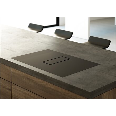 Novy , One Pro 1811 , Induction hob with built-in hood , 78 cm , Number of burners/cooking zones 4 , Black , Touch