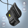 AXAGON Compact desktop USB contact Smart/ID & SD/microSD/SIM card reader with long, USB-A cable , CRE-SM3SD