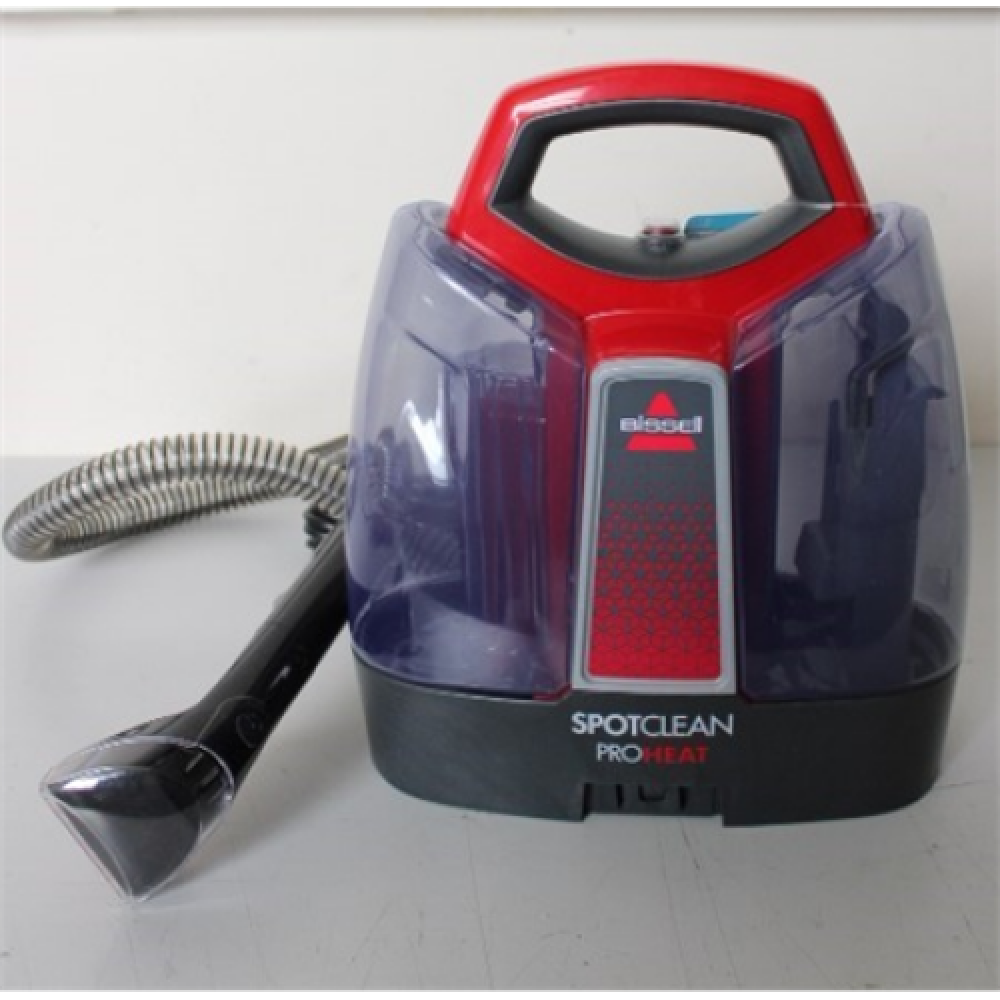 SALE OUT. , Bissell , Spot Cleaner , SpotClean ProHeat , Corded operating , Handheld , Washing function , 330 W , - V , Red/Titanium , Warranty 24 month(s) , NO ORIGINAL PACKAGING, SCRATCHES, MISSING INSTRUCTION MANUAL ,MISSING ACCESSORIES