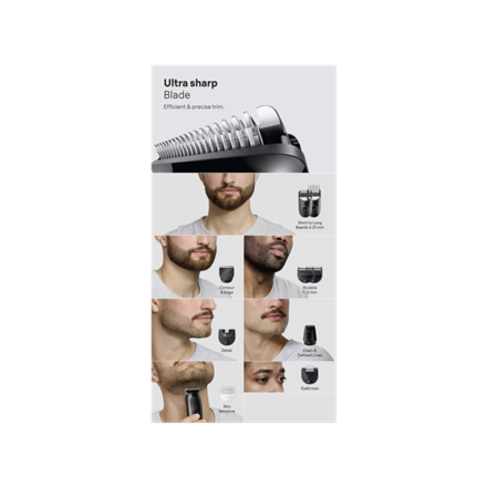 Braun 10in1 Hair Clipper Set , All-in-One Series 3 AIO3560 , Cordless , Number of length steps 14 , Black