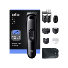 Braun 10in1 Hair Clipper Set , All-in-One Series 3 AIO3560 , Cordless , Number of length steps 14 , Black