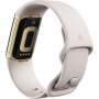 Fitbit Charge 5 Fitness tracker GPS (satellite) AMOLED Aluminium, Glass, Resin Touchscreen Activity monitoring 24/7 Waterproof Bluetooth Lunar White/Soft Gold