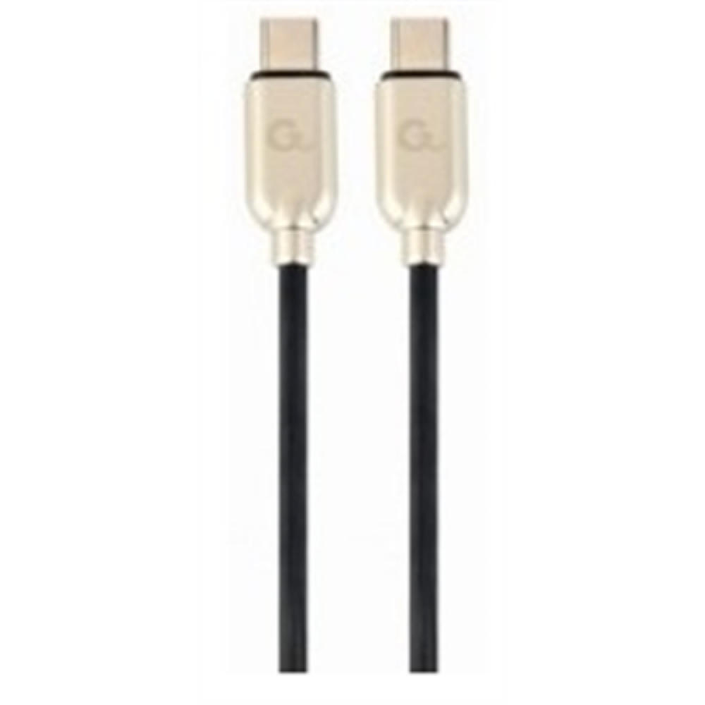 Gembird 60 W Type-C Power Delivery (PD) charging and data cable CC-USB2PD60-CMCM-1M 1 m, Black, USB Type-C, USB Type-C