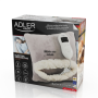 Adler , Blanket heating pad , AD 7412 , Number of heating levels 8 , Number of persons 1 , Washable , Soft fleece , 80 W , Grey