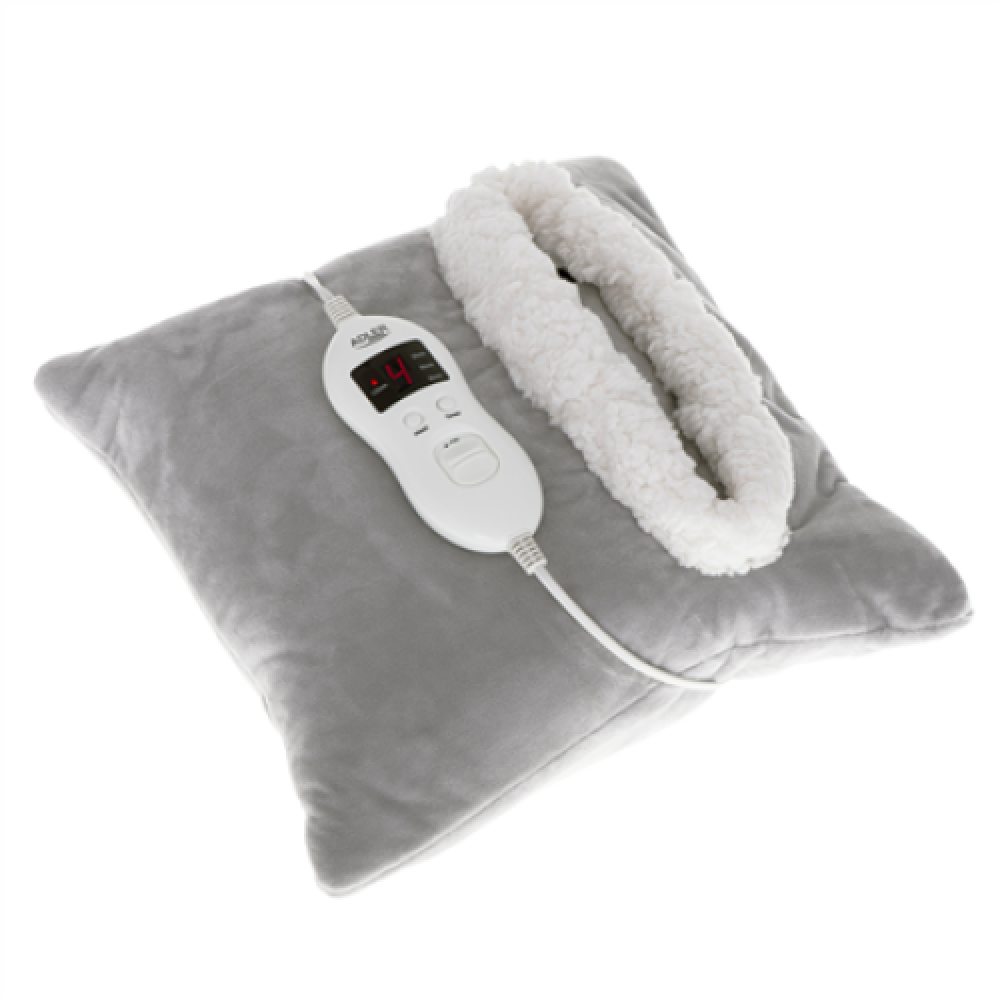 Adler , Blanket heating pad , AD 7412 , Number of heating levels 8 , Number of persons 1 , Washable , Soft fleece , 80 W , Grey